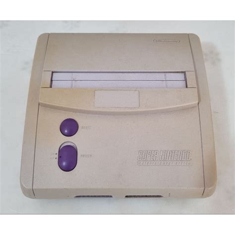 Super Nintendo Baby Somente Console Defeito Leia O An Ncio Shopee