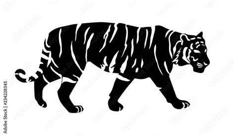 Tiger Silhouette