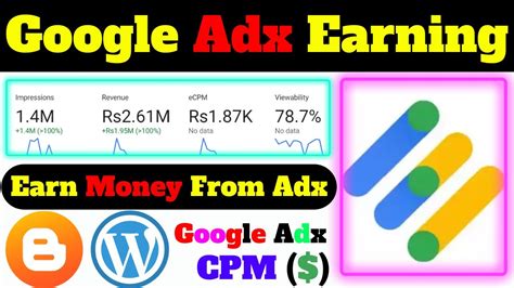 Earn Money From Google Adx Google Adx Earning Proof How To Get