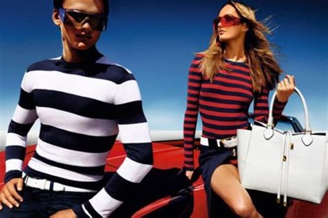 Michael Kors Spring Ad Campaign Bright Hues Thick Stripes And