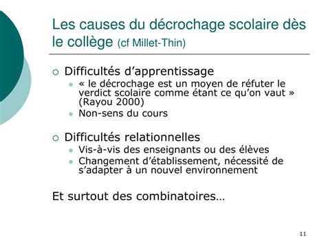 Ppt Le D Crochage Scolaire L Ments De Th Orie Powerpoint