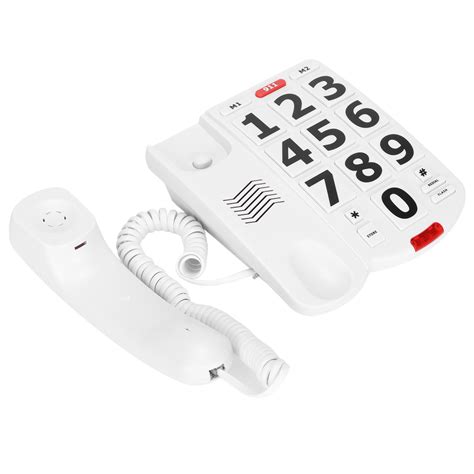 Seniors Phones Big Button Phone Wired Big Button Landline Phone With ...