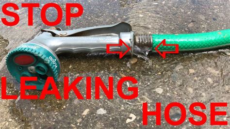 Repair Leaking Garden Hose Nozzle Youtube