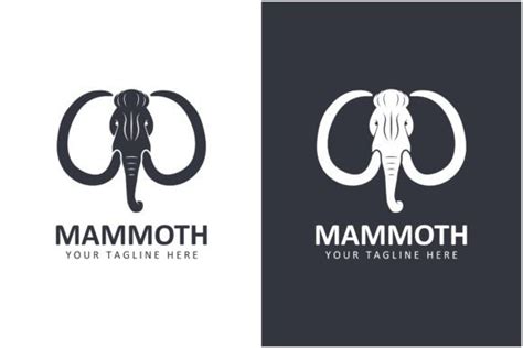 Creative And Unique Mammoth Logo Vector Graphic By Acillia Eggi Saputri · Creative Fabrica