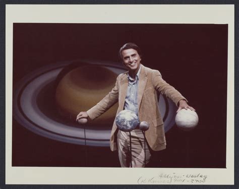 Carl Sagan with the planets | Library of Congress