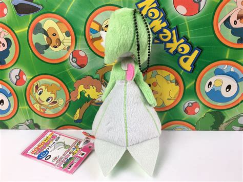 Pokemon Gardevoir Plush Ball Keychain Stuffed Doll Figure Poke Go Toy