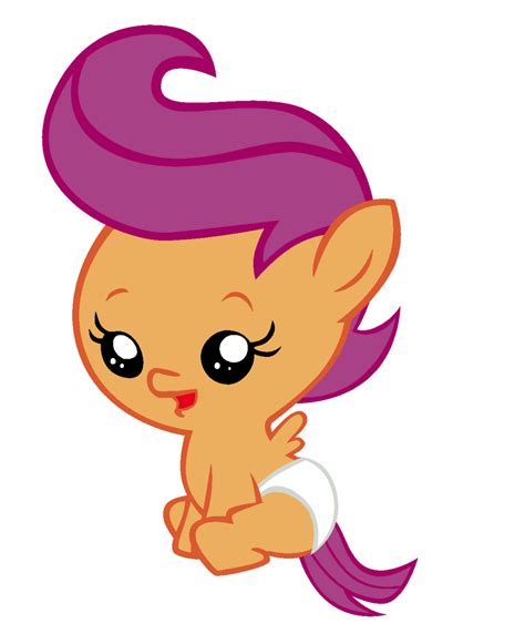 Baby Scootaloo By Bronyboy On Deviantart My Little Pony Baby My