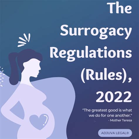 The Surrogacy Regulations Rules 2022 ADJUVA LEGAL