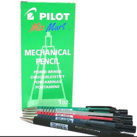 Jual Pensil Pencil Mekanik Pilot H Mm Penghapus Pcs