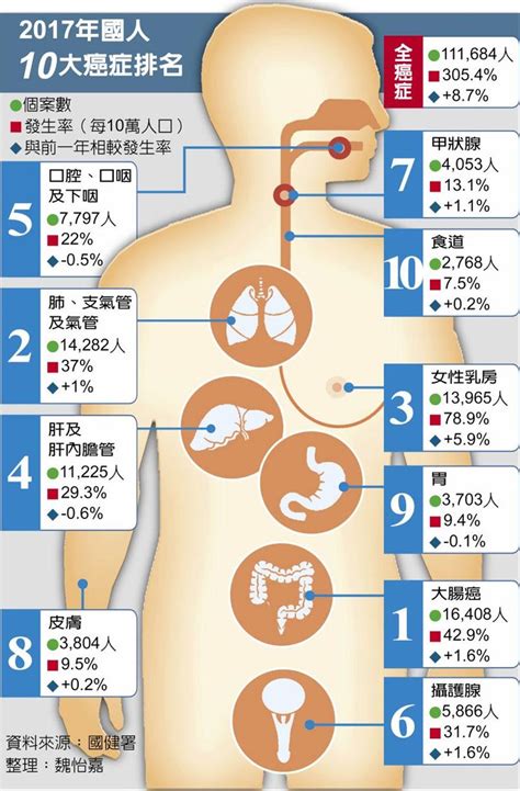 10大癌症 大腸癌連12年居冠 翻爆 翻報