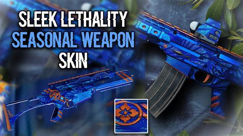 Operation DEMON VEIL SEASONAL WEAPON SKIN Sleek Lethality Showcase IN