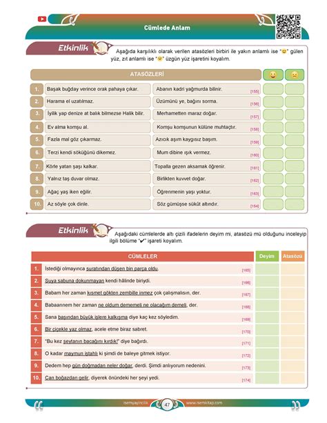 AKILLI İSEM 7 SINIF TÜRKÇE AKILLI DEFTER