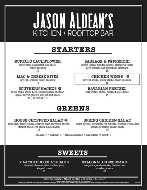 FOOD - GATLINBURG - Jason Aldean’s Kitchen + Rooftop Bar