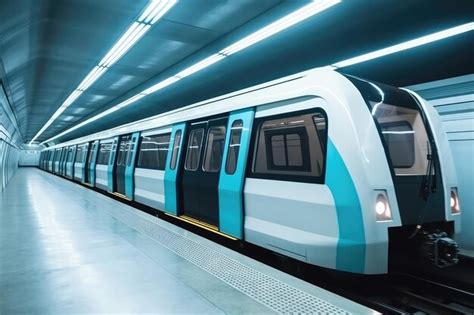 Premium Photo Electric Metro Subway Passenger In Modern Futuristic