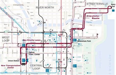 Chicago Bus Routes Map