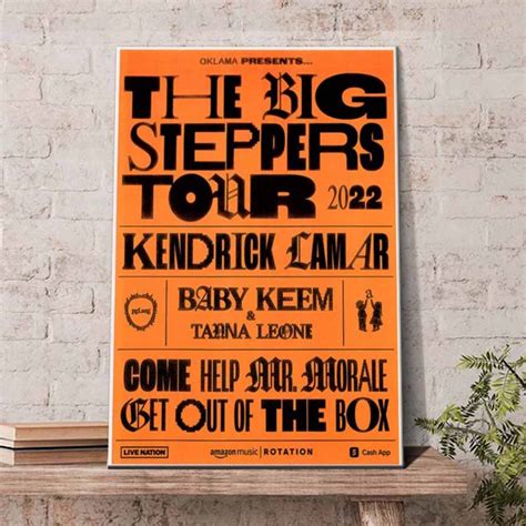 Mr Morale And The Big Steppers Kendrick Lamar Poster