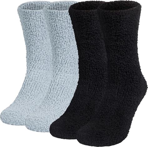 Justay Comf Paires Chaussette Hommes Hiver Chaude En Peluche Epaisse