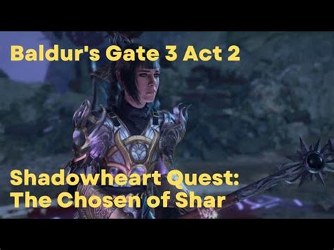 Baldur's Gate 3 Shadowheart Quest: The Chosen of Shar (BG3 PS5 Gameplay ...