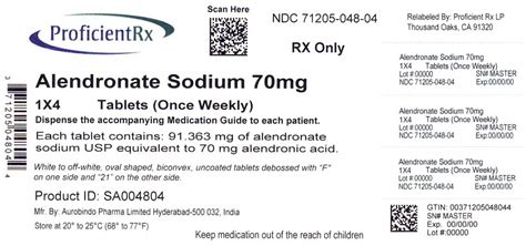 Dailymed Alendronate Sodium Tablet