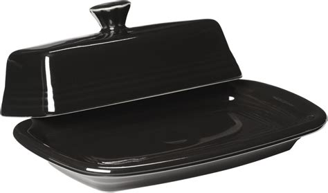 Fiesta Covered Butter Dish X Large Black Amazon Co Uk Home Kitchen