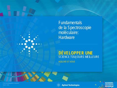 PDF Fundamentals de la Spectroscopie moléculaire Hardware