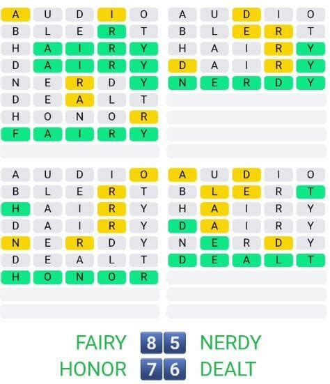 Todays Daily Quordle Puzzle 61 Answer March 27 2022 4 Words Solution