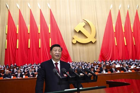 Congress Delegates Embrace Communist Party Slogan Pledging Support For Xi Jinping South China