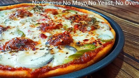 Pizzano Cheeseno Yeastno Oven Lockdown Pizza Recipe With Home Available Ingredientwhite