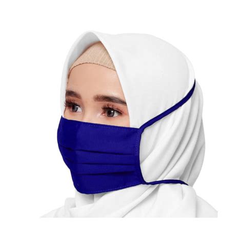 Jual Masker Kain Hijab Tali Putus Warna Acak Merk Vito Termurah