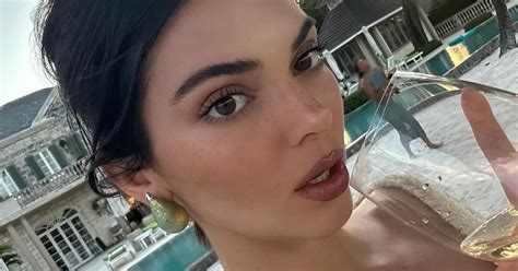 Kendall Jenner Goes Completely Nude Under Sheer Dress For Outrageously