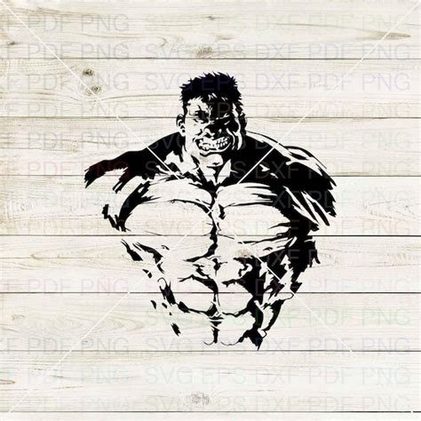 Hulk Silhouette Vector