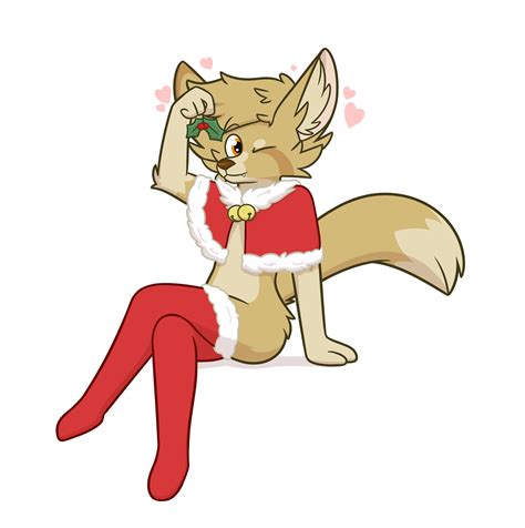 Christmas Fennec Art By Me Rfurry