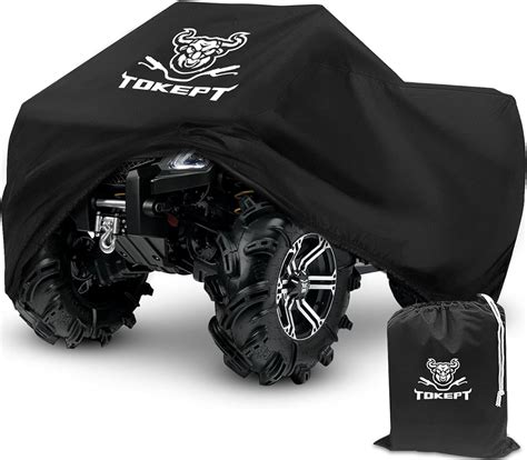 Amazon Tokept Atv Cover Heavy Duty Black Waterproof Oxford Fabric