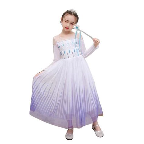 Reine des neiges 2 Cosplay Elsa Anna robe de filles été décontracté