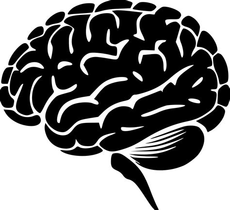 Brain Black And White Clipart