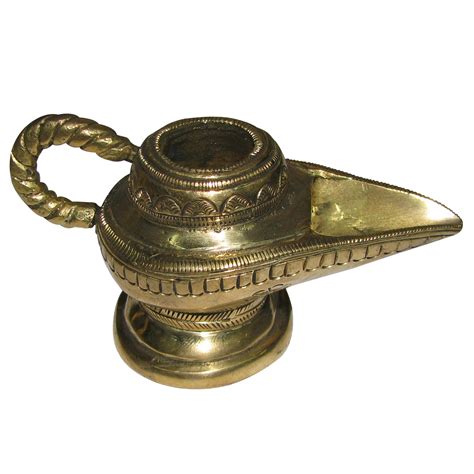 Aladdin Brass Oil Lamp A4896 Aadhyathmika Kendra Chennai