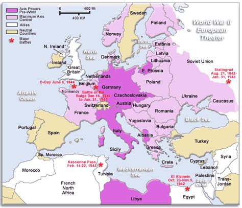 WWII In Europe - World War 2 Timeline