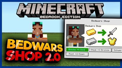 Bedwars Shop Tutorial Easy Minecraft Bedrock Tutorial Youtube