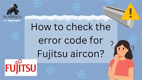 How To Check The Error Code For Fujitsu Aircon Youtube