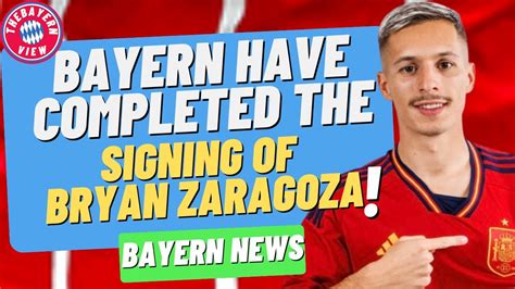 Bayern Have Completed The Signing Of Bryan Zaragoza For 15m Bayern