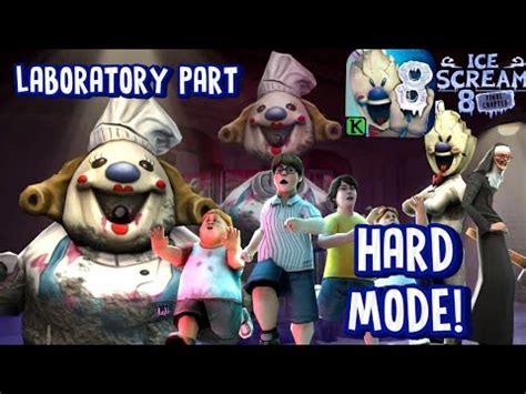 Ice Scream Laboratory Part Full Gameplay Hard Mode Youtube