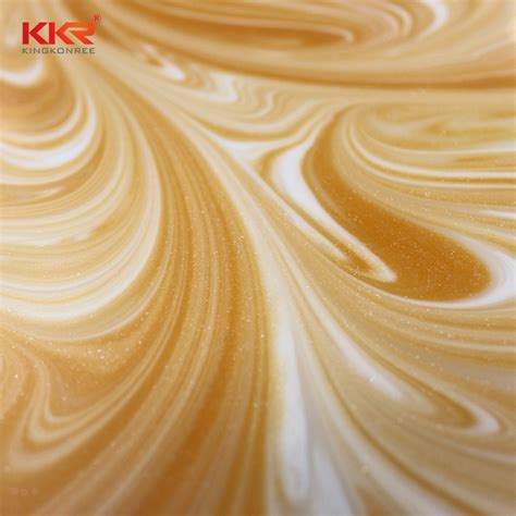 Resin Stone Panel Man Made Stone Solid Surface Translucent Sheet