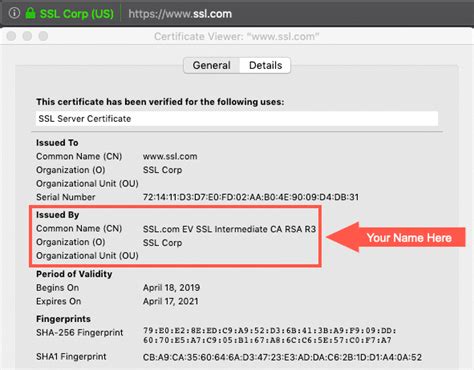 Custom Branded Issuing CA SSL