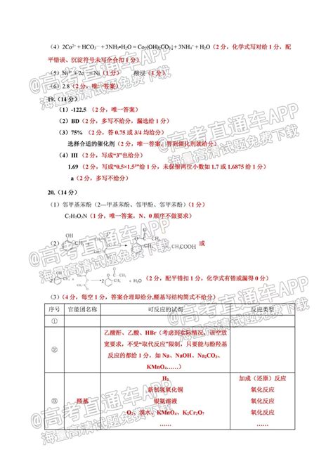 2023汕头高三10月市统考试卷及答案解析化学 高考100