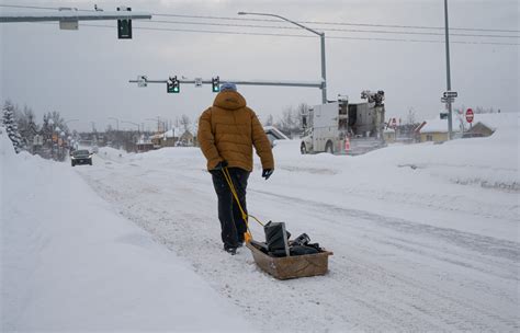 Anchorage is about a foot shy of breaking winter snowfall record - Alaska Public Media