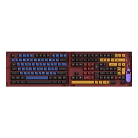 Buy YUNZII AKKO Red Blue Samurai 226 Keycaps For Mechanical Keyboard