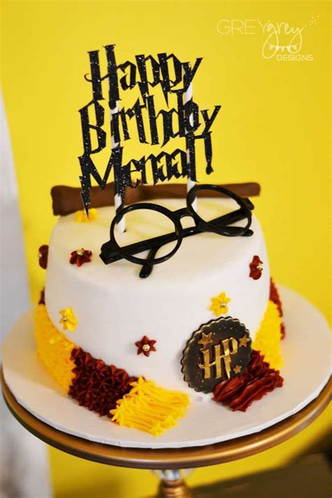 Magical Harry Potter Birthday Cake