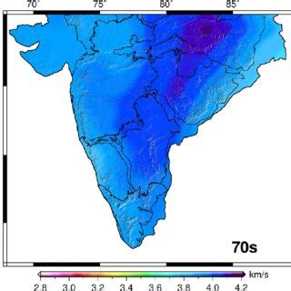 Fundamental Mode Rayleigh Wave Group Velocity Map For The Peninsular