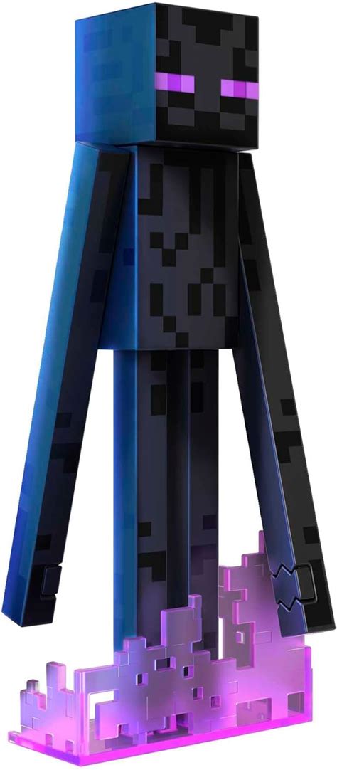 Mattel Minecraft Diamond Level Enderman Action Figure And Die Cast