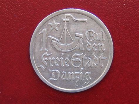 Danzig 1 Gulden 1923 Kogge Ss Vz MA Shops